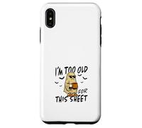 I´m Too Old For This Sheet Halloween Costume Ghost Horror Case for iPhone XS Max
