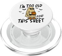 I´m Too Old For This Sheet Halloween Costume Ghost Horror PopSockets PopGrip for MagSafe