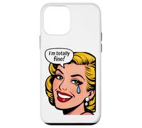 I’m Totally Fine Retro Comic Crying Mental Health Case for iPhone 12 mini