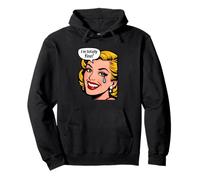 I’m Totally Fine Retro Comic Crying Mental Health Pullover Hoodie