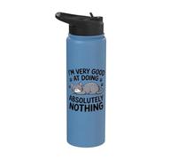 I’m Very Good At Doing Absolutely Nothing Funny cat Stainless Steel Insulated Water Bottle