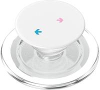 I’m With Her And Him Throuple Polyamory Polyamorous PopSockets PopGrip for MagSafe