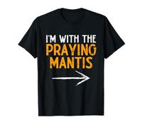 I’m with Praying Mantis Halloween Matching Couple Costume T-Shirt