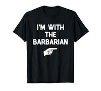 I’m with The Barbarian Funny Halloween Matching Costume T-Shirt