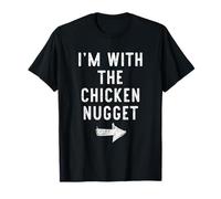 I’m with The Chicken Nugget Funny Halloween Couple Costume T-Shirt