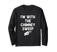 I’m with The Chimney Sweep Funny Halloween Matching Costume Long Sleeve T-Shirt