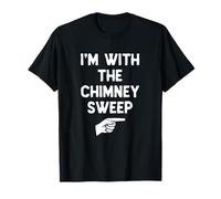 I’m with The Chimney Sweep Funny Halloween Matching Costume T-Shirt