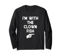 I’m with The Clown Fish Funny Halloween Matching Costume Long Sleeve T-Shirt