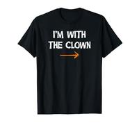 I’m with The Clown Lazy Costume Easy Halloween Value Graphic T-Shirt
