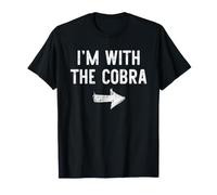 I’m with The Cobra Funny Halloween Couple Costume T-Shirt