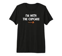I’m with The Cupcake Lazy Costume | Easy Halloween Premium T-Shirt