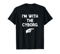 I’m with The Cyborg Funny Halloween Matching Costume T-Shirt