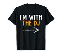 I’m with The DJ Halloween Matching Couple Costume Deejay T-Shirt