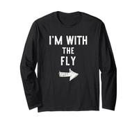 I’m with The Fly Funny Halloween Couple Costume Long Sleeve T-Shirt