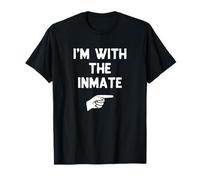 I’m with The Inmate Funny Halloween Matching Costume T-Shirt