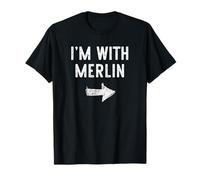 I’m with The Merlin Funny Halloween Couple Costume T-Shirt