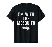 I’m with The Mosquito Funny Halloween Couple Costume T-Shirt