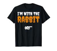 I’m With The Rabbit Spooky Ghost Halloween Costume T-Shirt