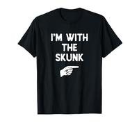 I’m with The Skunk Funny Halloween Matching Costume T-Shirt