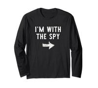I’m with The Spy Funny Halloween Couple Costume Long Sleeve T-Shirt