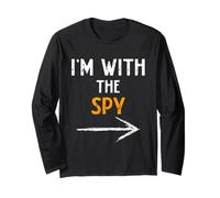 I’m with The Spy Funny Halloween Matching Couple Costume Long Sleeve T-Shirt