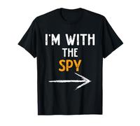 I’m with The Spy Funny Halloween Matching Couple Costume T-Shirt