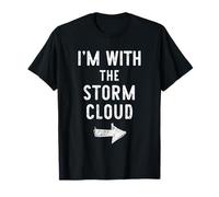 I’m with The Storm Cloud Funny Halloween Couple Costume T-Shirt