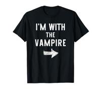 I’m with The Vampire Funny Halloween Couple Costume T-Shirt