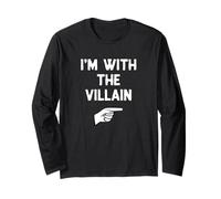I’m with The Villain Funny Halloween Matching Costume Long Sleeve T-Shirt