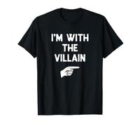 I’m with The Villain Funny Halloween Matching Costume T-Shirt