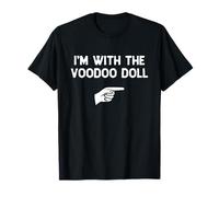 I’m with The Voodoo Doll Funny Halloween Matching Costume T-Shirt