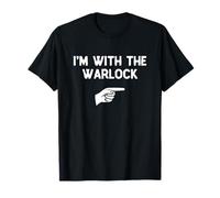 I’m with The Warlock Funny Halloween Matching Costume T-Shirt