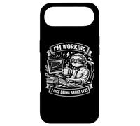I’m Working I Like Being Broke Less Funny Work Mindset Case for iPhone Air