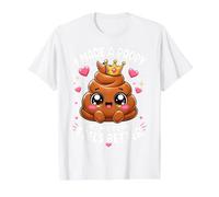 I Made A Poopy and My Tummy Feels Better - Inappropriate Value Graphic T-Shirt, Men, White, L