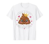 I Made A Poopy and My Tummy Feels Better - Inappropriate Value Graphic T-Shirt, Men, White, L