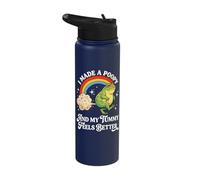 I Made A Poopy and My Tummy Feels Better Stainless Steel Insulated Water Bottle