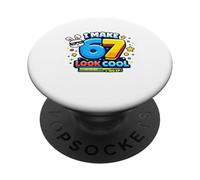 I Make 67 Look Cook Fun Easter Family Easter Jokes Gaming PopSockets Adhesive PopGrip