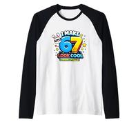 I Make 67 Look Cook Fun Easter Family Easter Jokes Gaming Raglan Baseball Tee