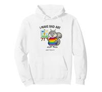 I Make Bad Art and Like It Creative Learning Hands-On Art Pullover Hoodie