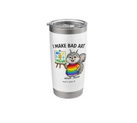 I Make Bad Art and Like It Creative Learning Hands-On Art Stainless Steel Insulated Tumbler