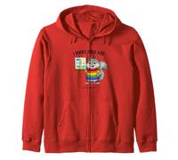 I Make Bad Art and Like It Creative Learning Hands-On Art Zip Hoodie