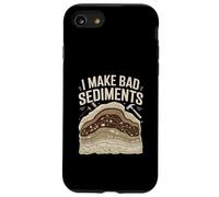 I Make Bad Sediments Funny Geology Pun Quote Case for iPhone SE (2020) / 7/8
