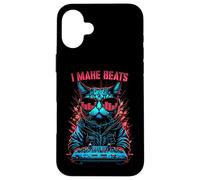 I Make Beats House Cat DJ Rave EDM Music Deejay Equalizer Case for iPhone 16 Plus