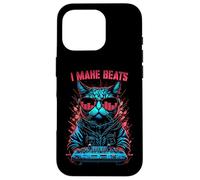 I Make Beats House Cat DJ Rave EDM Music Deejay Equalizer Case for iPhone 16 Pro