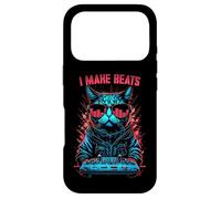 I Make Beats House Cat DJ Rave EDM Music Deejay Equalizer Case for iPhone 17 Pro
