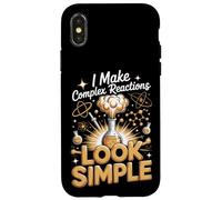I Make Complex Reactions Look Simple Chemical Engineer Case for iPhone X/XS