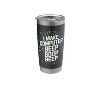 I Make Computer Beep Boop Beep Network Engineer Stainless Steel Insulated Tumbler