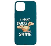 I Make Cracks Shine Japanese Pottery Art Kintsugi Artist Case for iPhone 15 Plus