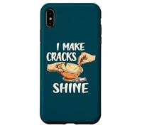 I Make Cracks Shine Japanese Pottery Art Kintsugi Artist Case for iPhone XS Max