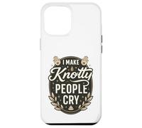 I Make Knotty People Cry Funny Massage Therapist Graphic Case for iPhone 12 Pro Max